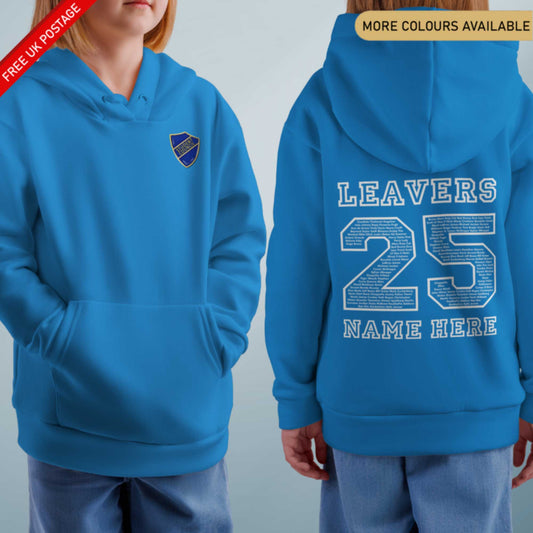 Personalised LEAVERS Hoodie 2025 Primary School Leavers
