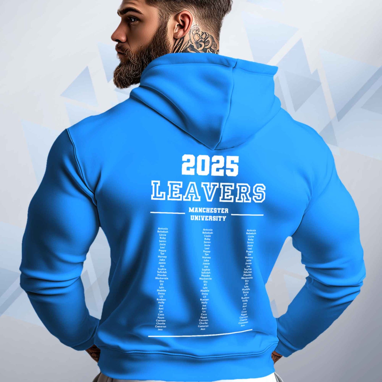 Personalised LEAVERS Hoodie 2025 Names List