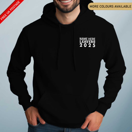 Personalised LEAVERS Hoodie 2025 Stylised Design