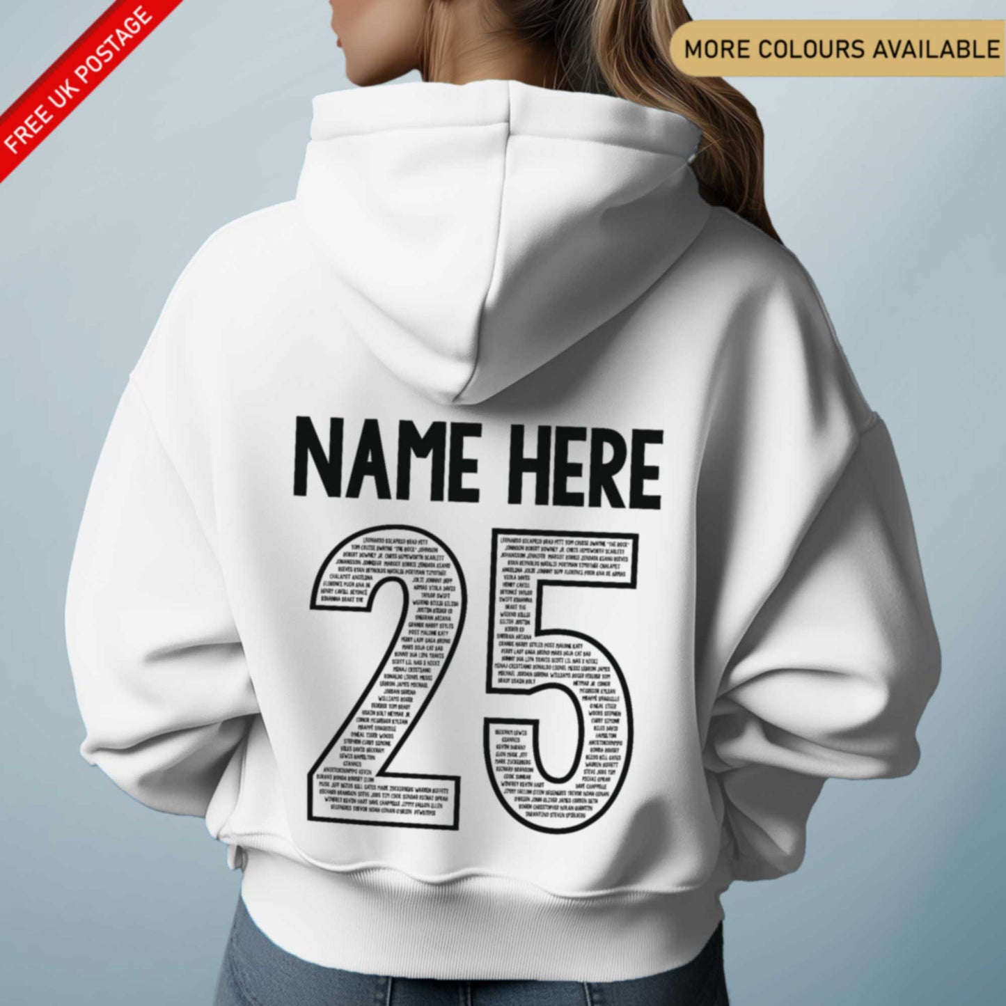 Personalised LEAVERS Hoodie 2025 Stylised Design