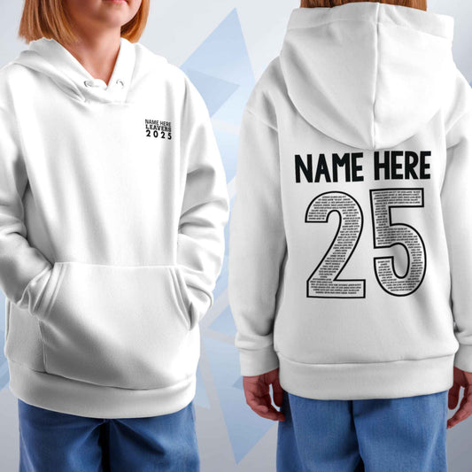 Personalised LEAVERS Hoodie 2025 Kids Primary School Leavers