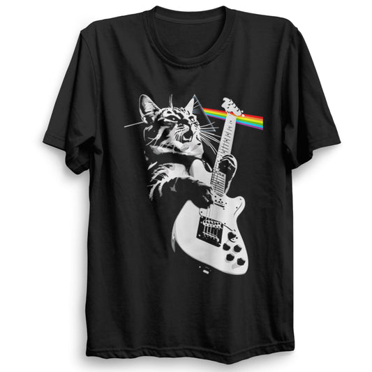 Floyd CAT T-Shirt – Dark Side of the Meow Unisex T-Shirt