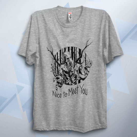 Slender Man Hello Unisex T Shirt