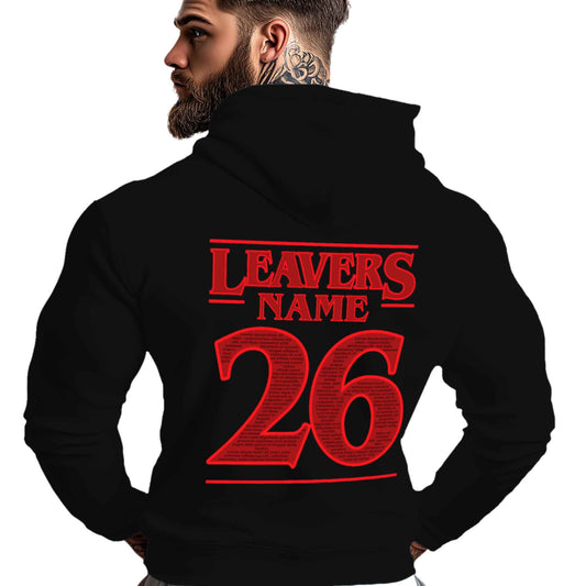 Personalised Neon Stranger LEAVERS Hoodie 2026