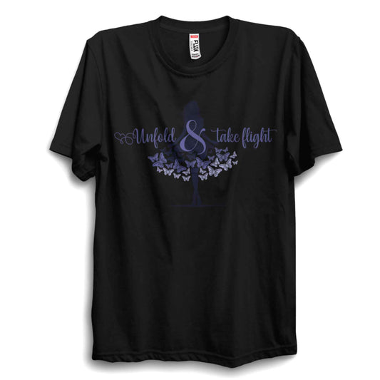 Unfold and Take Flight Butterfly Unisex T-Shirt