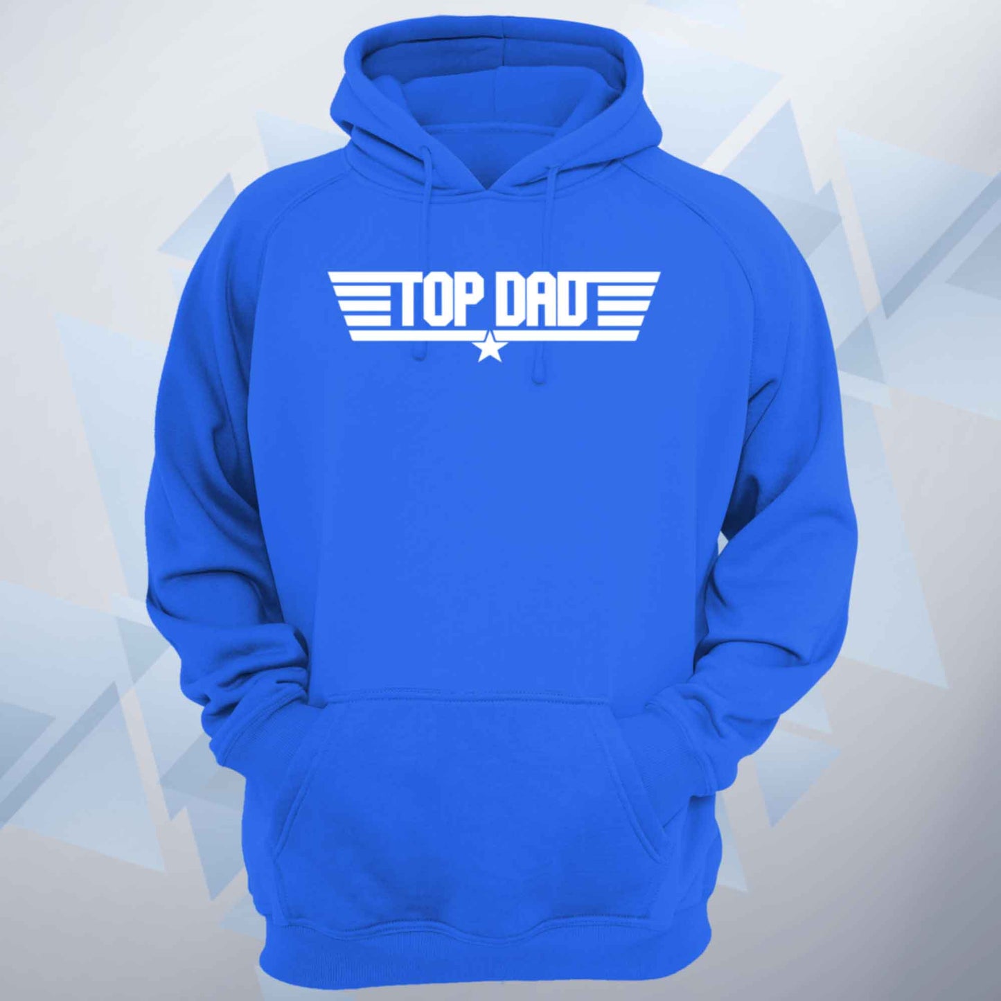 Top Dad Black Logo Hoodie
