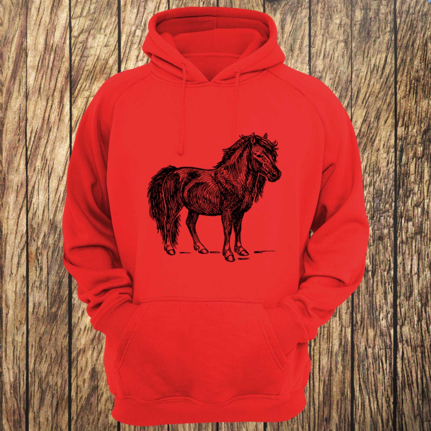 Shetland Pony Unisex Hoodie