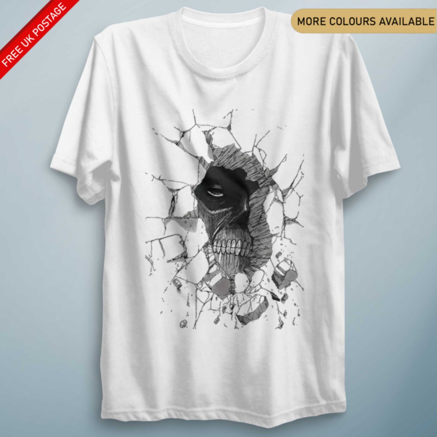 AOT Wall Face – Unisex Anime-Inspired Graphic Tee