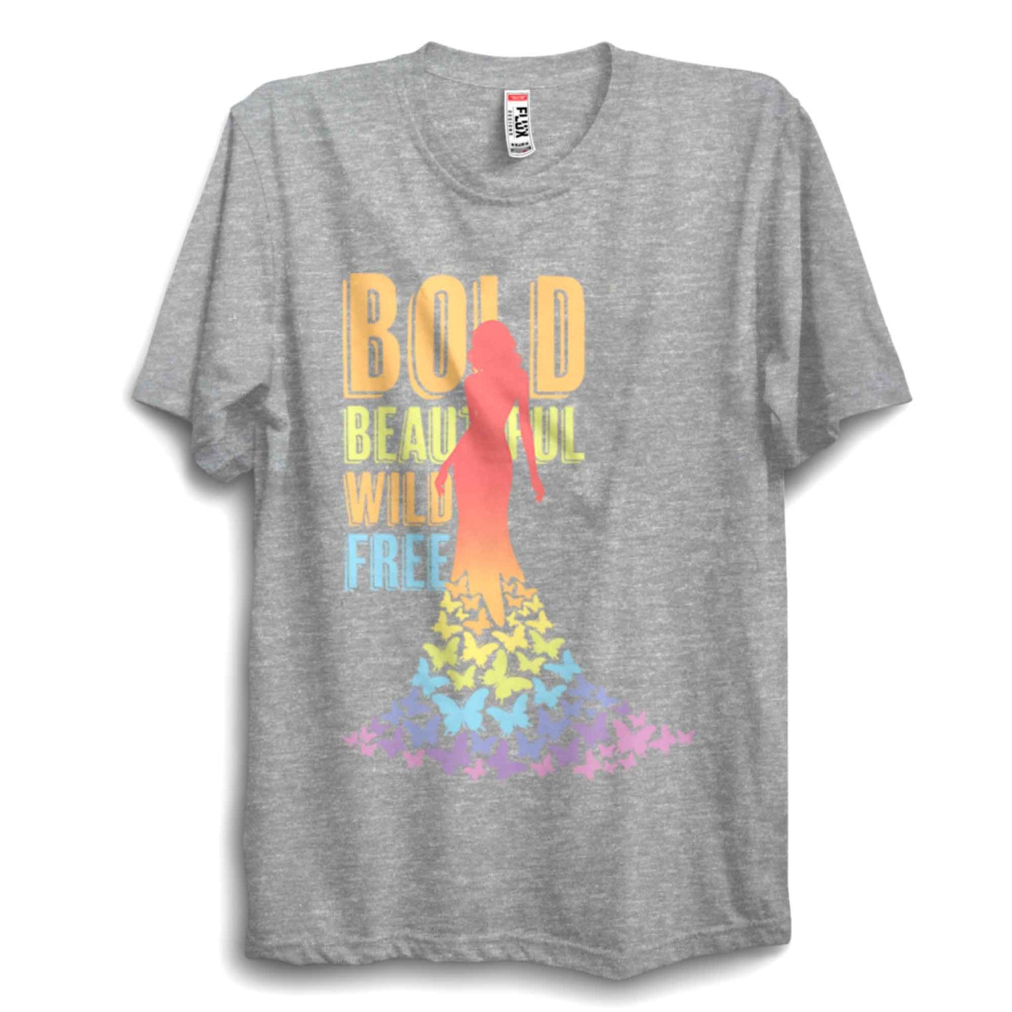 Rainbow Bold Butterfly Pride Unisex T-Shirt