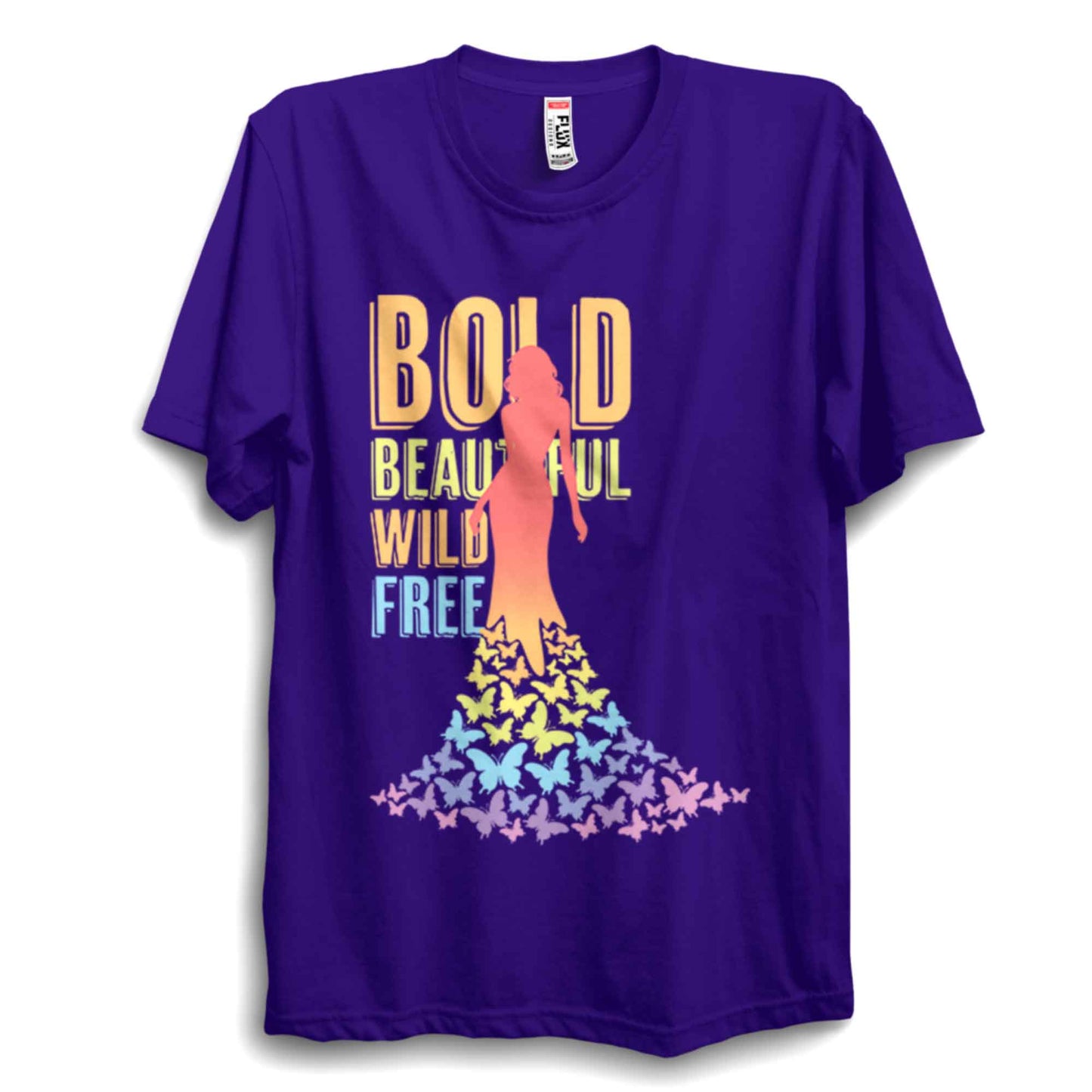 Rainbow Bold Butterfly Pride Unisex T-Shirt