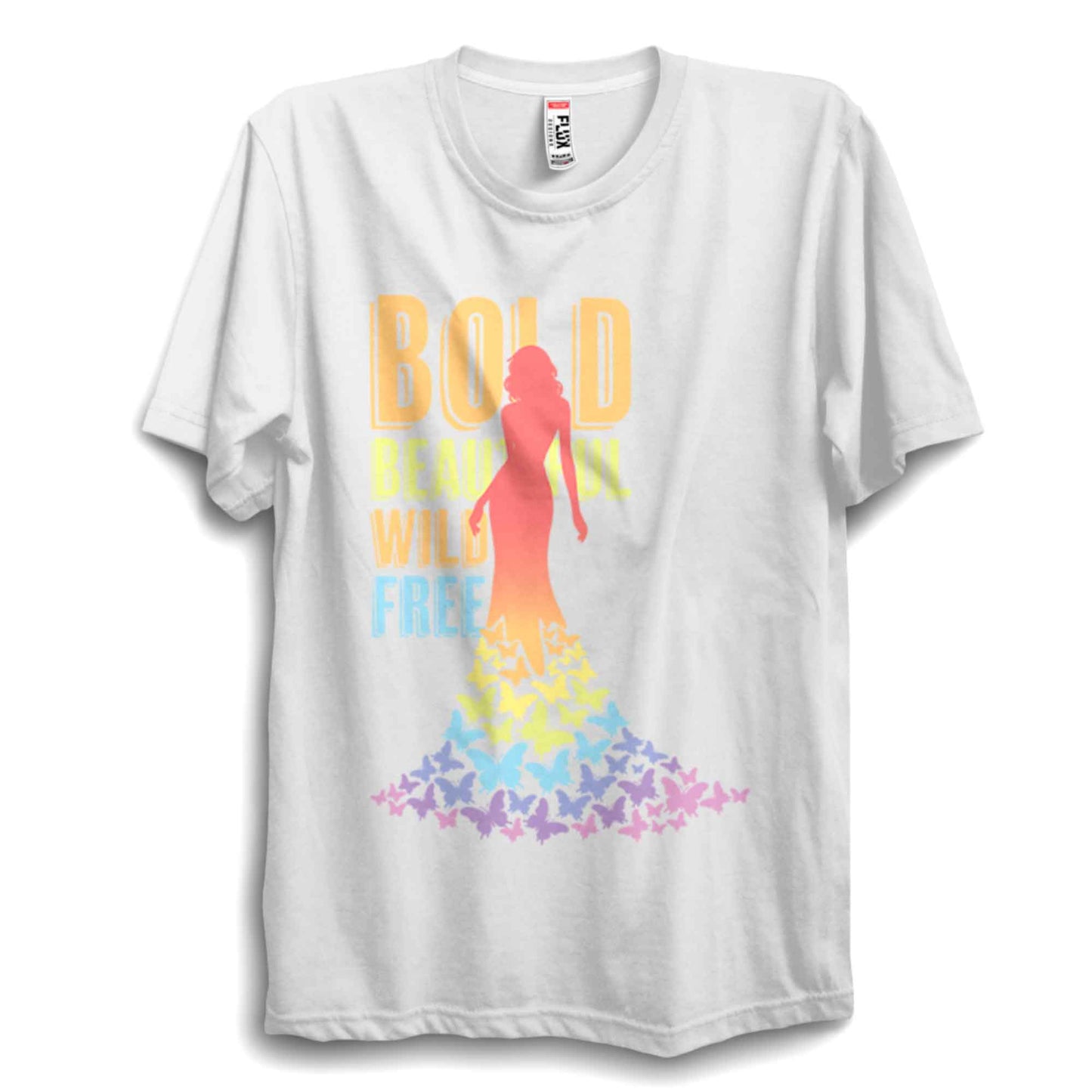 Rainbow Bold Butterfly Pride Unisex T-Shirt