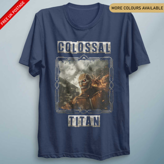 AOT Colossal Beast – Unisex Anime-Inspired Graphic Tee