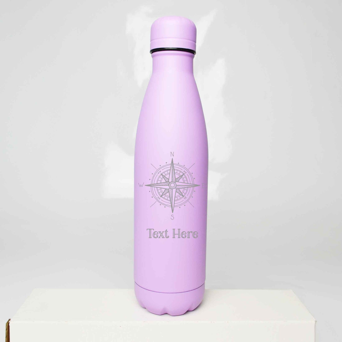 Personalised Compass Design Engraved Thermos Bottle 500ml