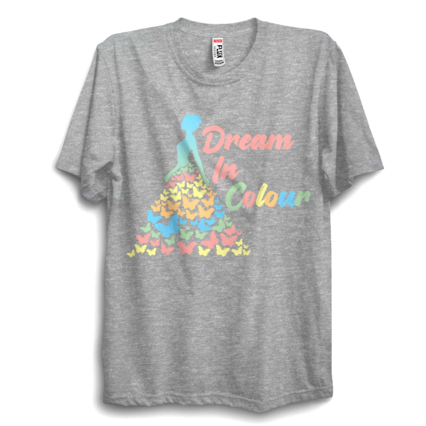 Dream in Colour Rainbow Butterfly Unisex T-Shirt