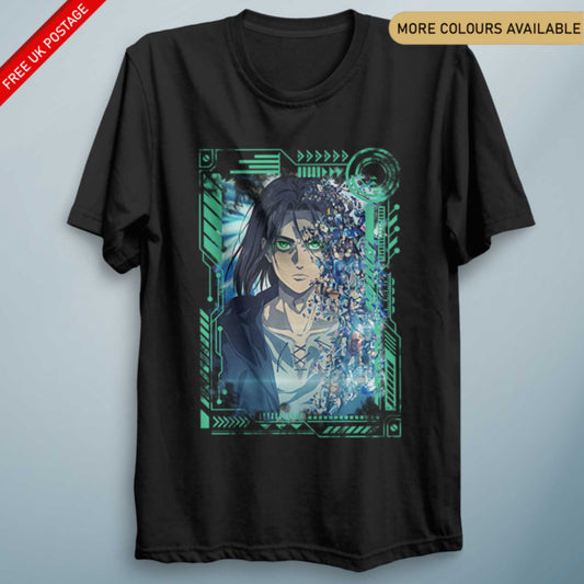 Eren Y Bubbles – Unisex Anime-Inspired Graphic Tee