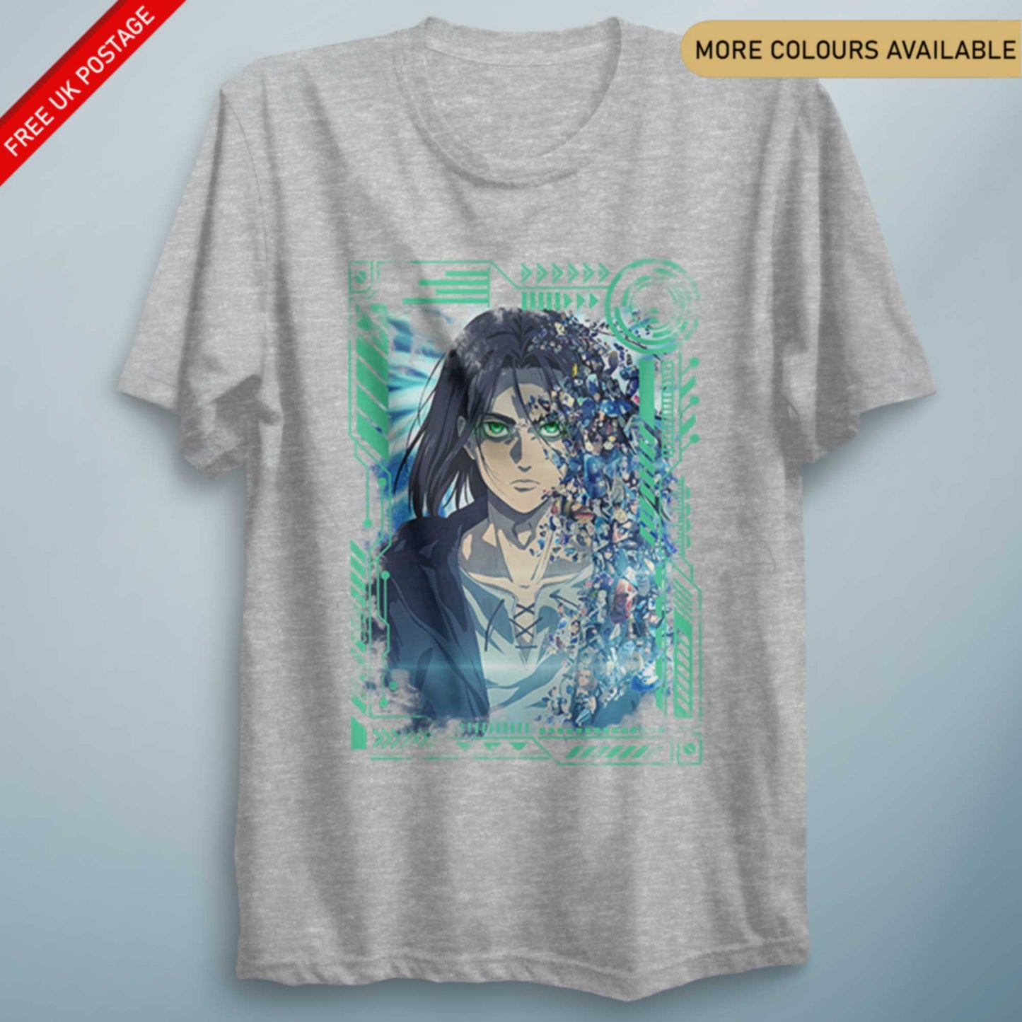 Eren Y Bubbles – Unisex Anime-Inspired Graphic Tee