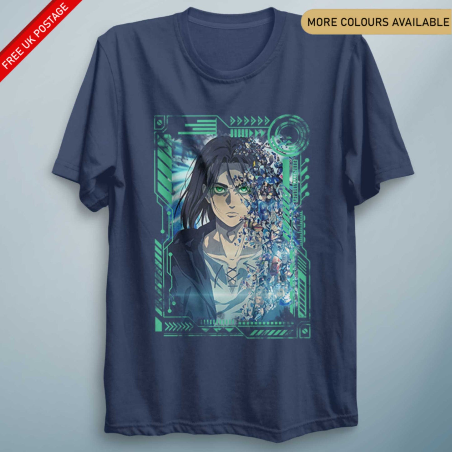 Eren Y Bubbles – Unisex Anime-Inspired Graphic Tee