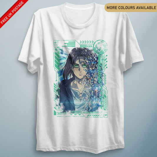 Eren Y Bubbles – Unisex Anime-Inspired Graphic Tee