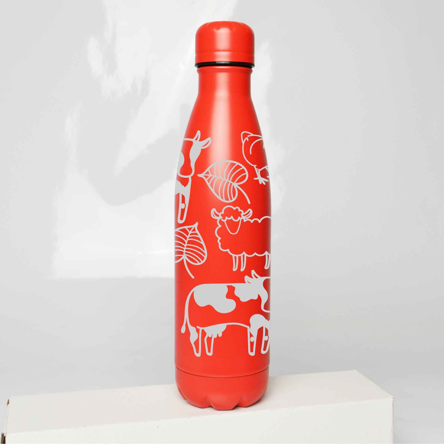 Farm Friends Stainless Steel Thermos Bottle – 500ml BPA-Free Insulated Flask