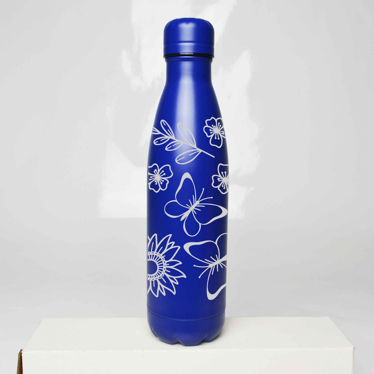 Floral Butterflies Stainless Steel Thermos Bottle – 500ml BPA-Free Insulated Flask