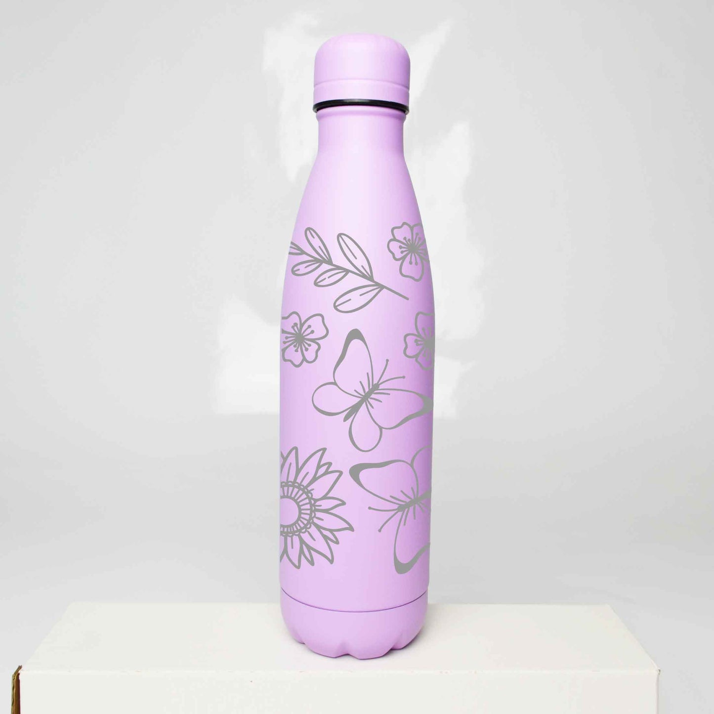 Floral Butterflies Stainless Steel Thermos Bottle – 500ml BPA-Free Insulated Flask