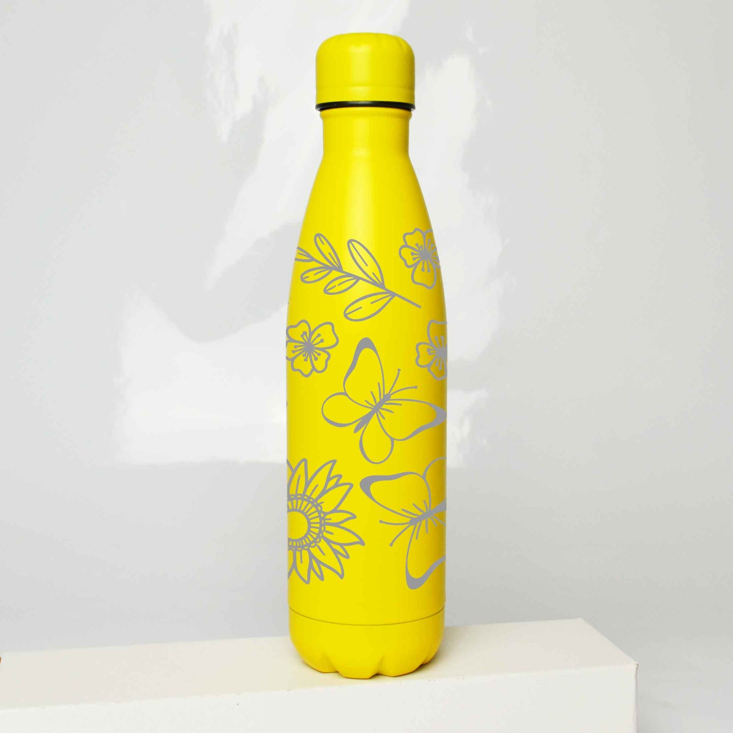 Floral Butterflies Stainless Steel Thermos Bottle – 500ml BPA-Free Insulated Flask