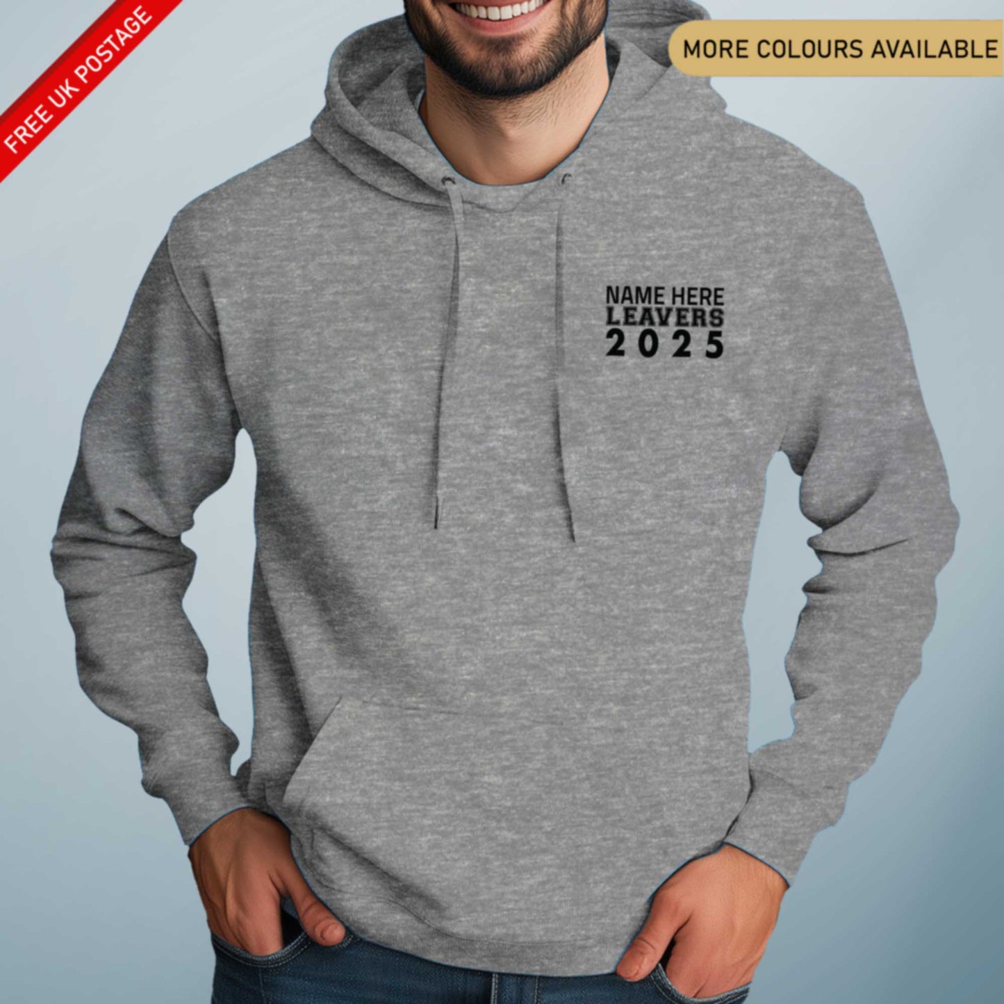 Personalised LEAVERS Hoodie 2025 Stylised Design