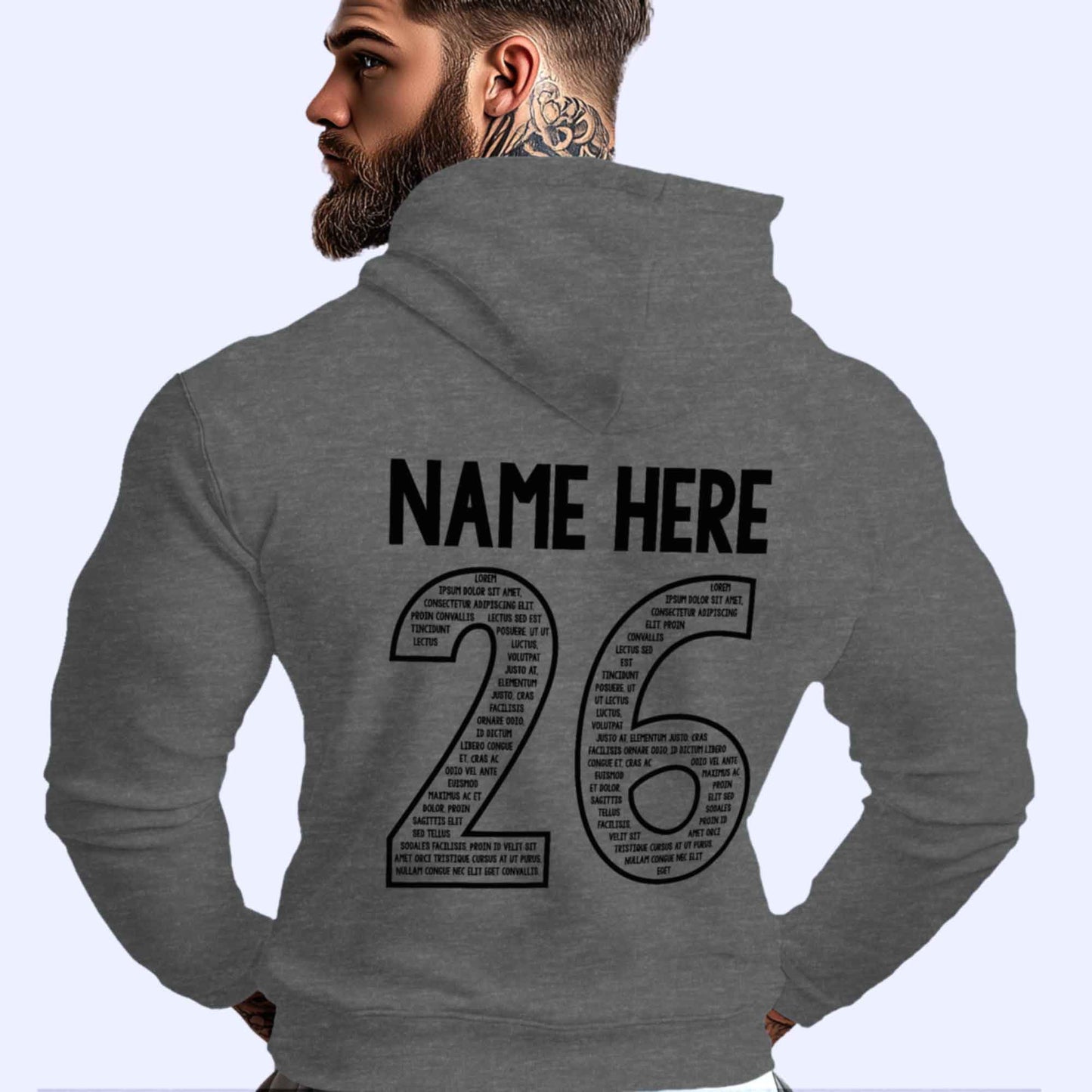 Personalised LEAVERS Hoodie 2026 Stylised Design