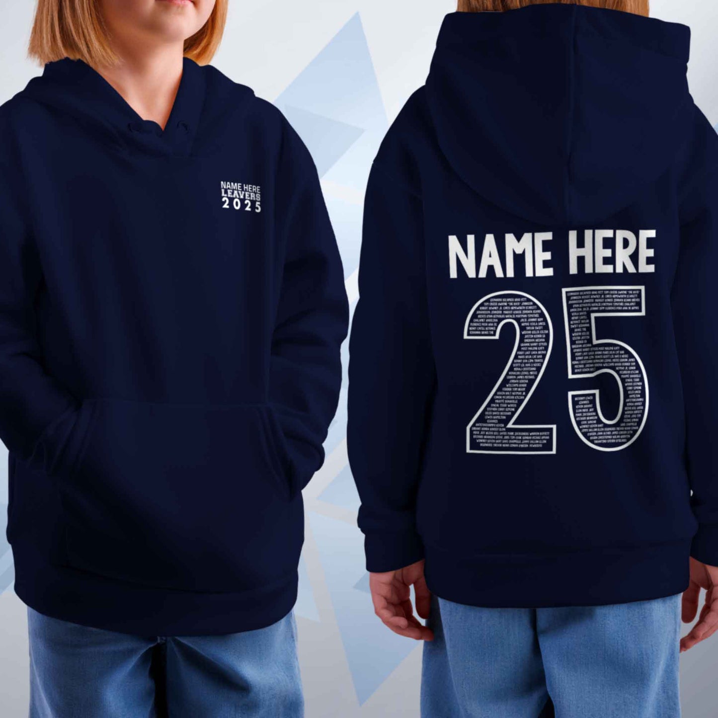 Personalised LEAVERS Hoodie 2025 Kids Primary School Leavers