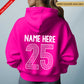 Personalised LEAVERS Hoodie 2025 Stylised Design