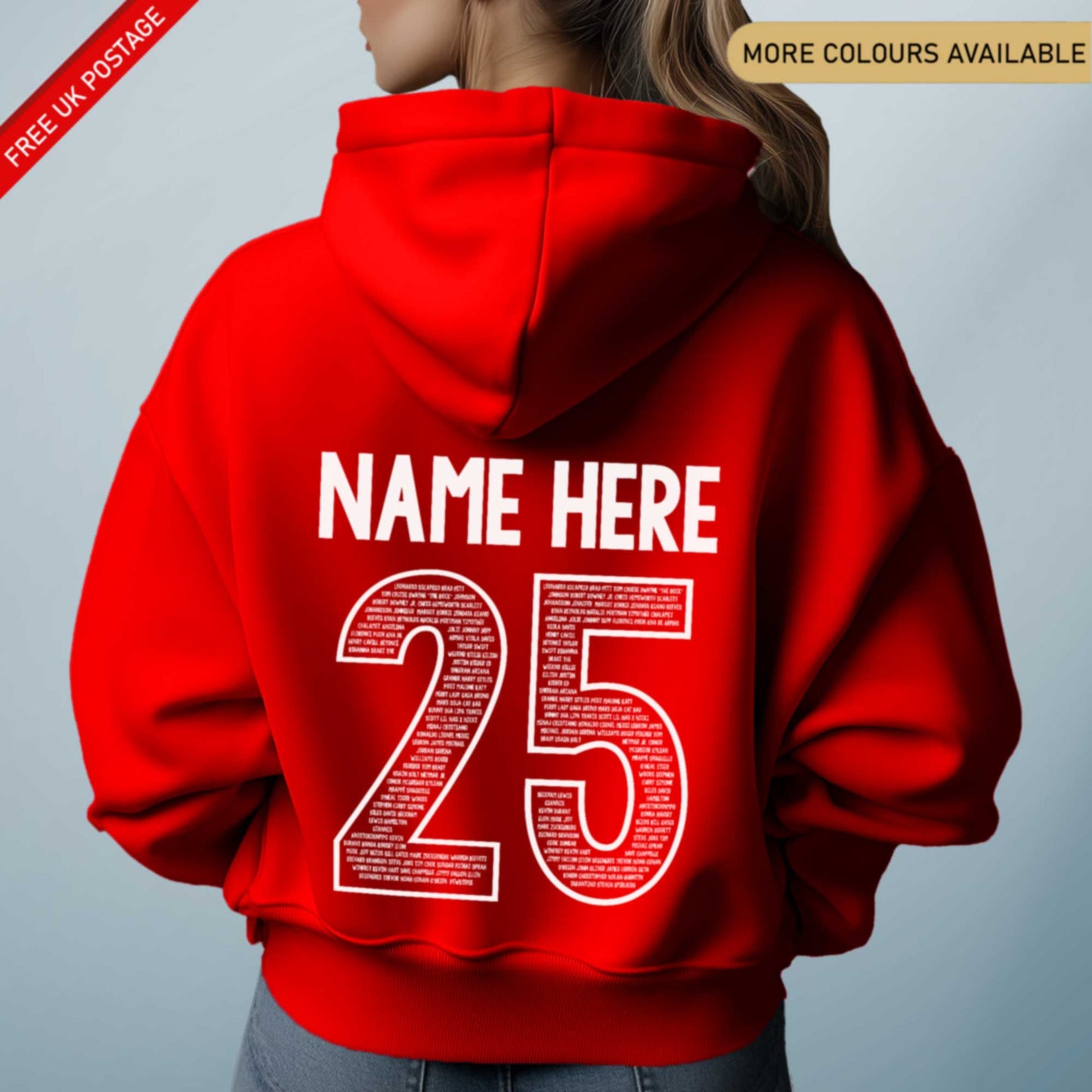 Personalised LEAVERS Hoodie 2025 Stylised Design