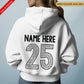 Personalised LEAVERS Hoodie 2025 Stylised Design