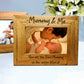 Personalised Mummy and Me Photo Frame Oak Frame