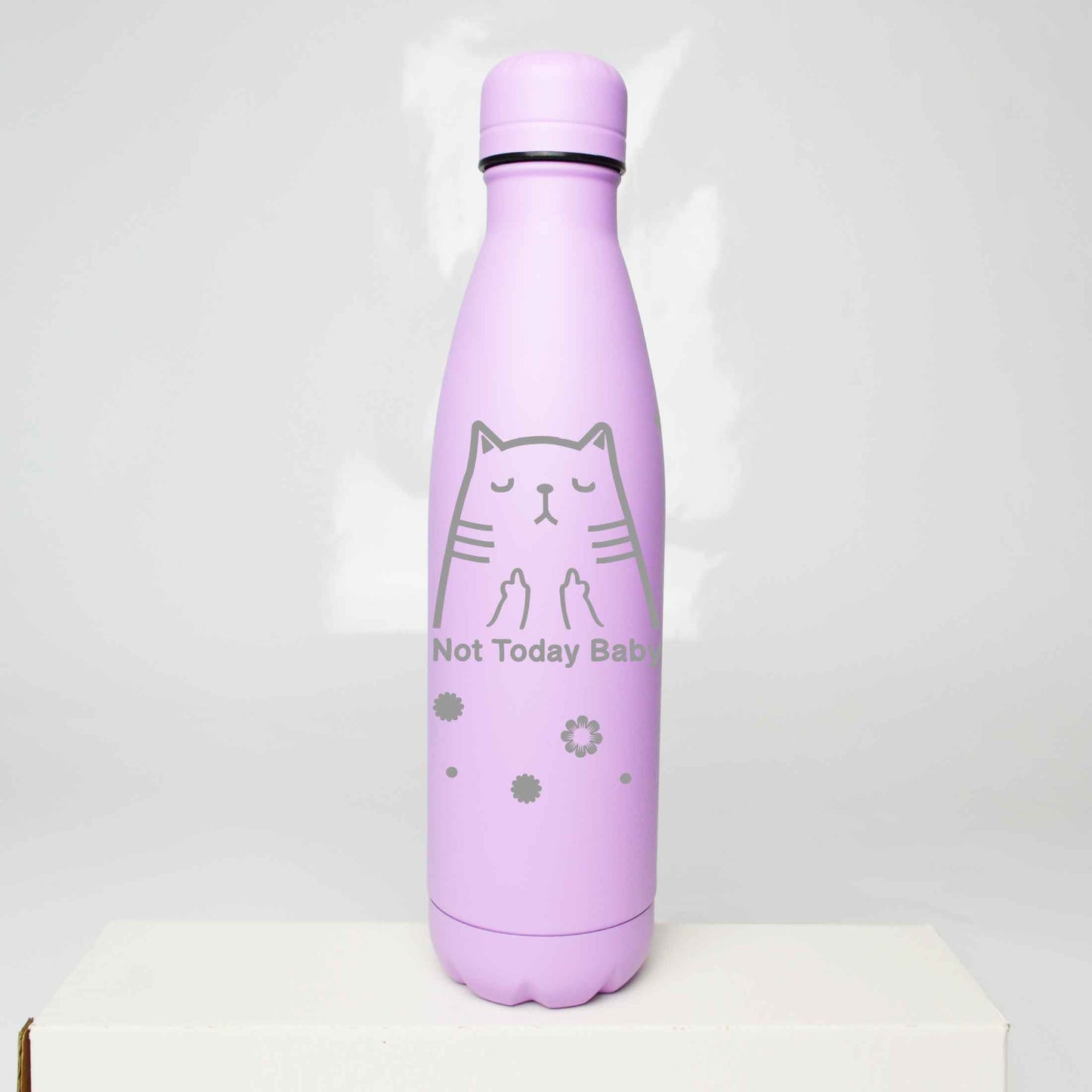 Not Today Cat Stainless Steel Thermos Bottle – 500ml BPA-Free Insulated Flask