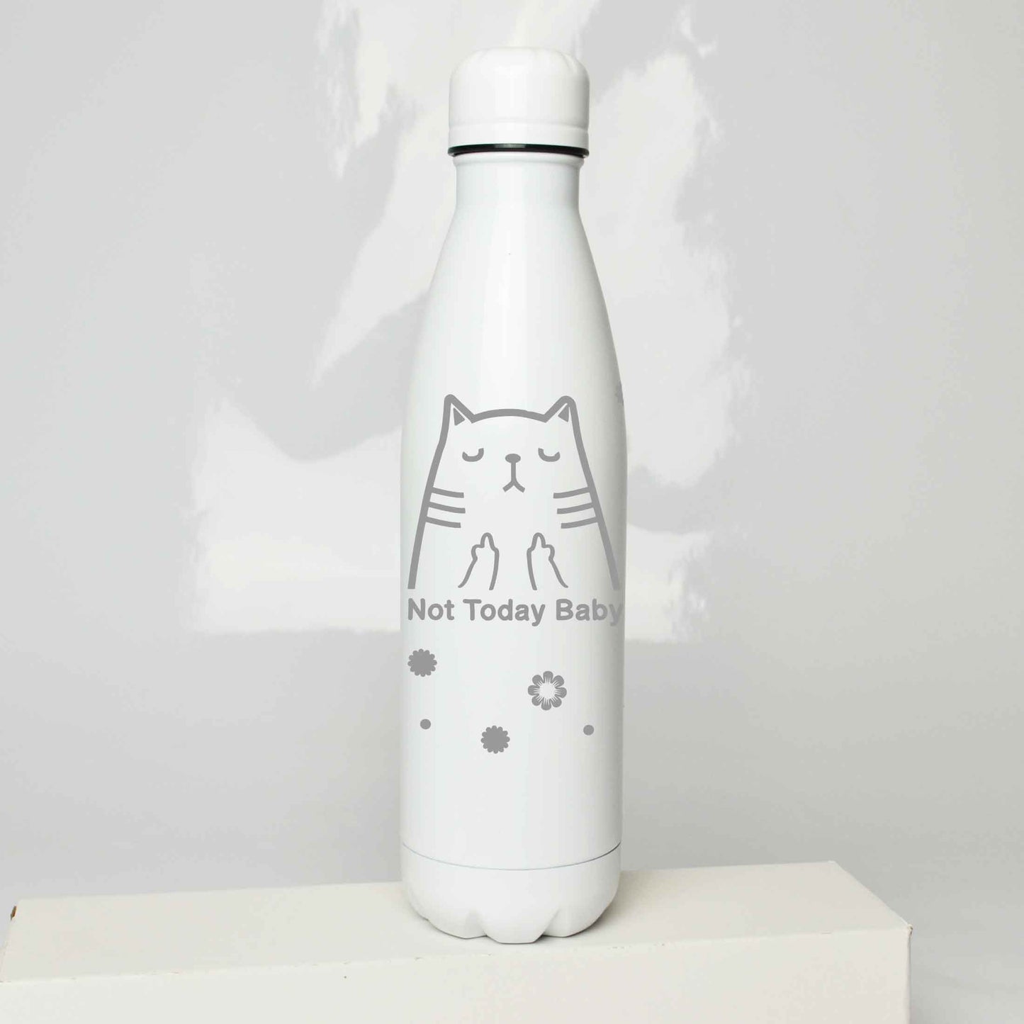 Not Today Cat Stainless Steel Thermos Bottle – 500ml BPA-Free Insulated Flask