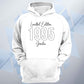 Personalised Limited Edition Black Outline Unisex Hoodie