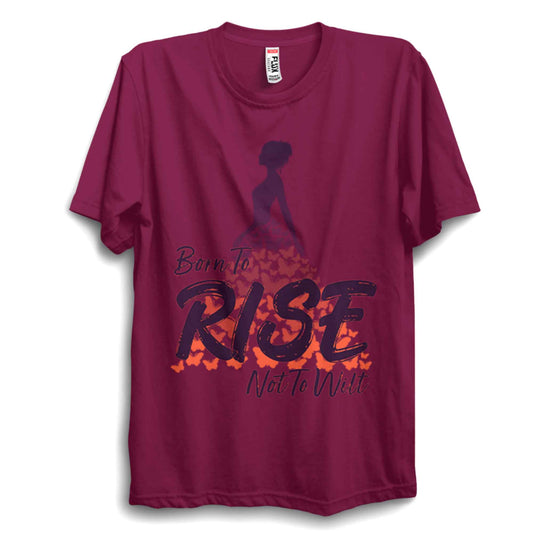 Born to Rise Rainbow Butterfly Unisex T-Shirt