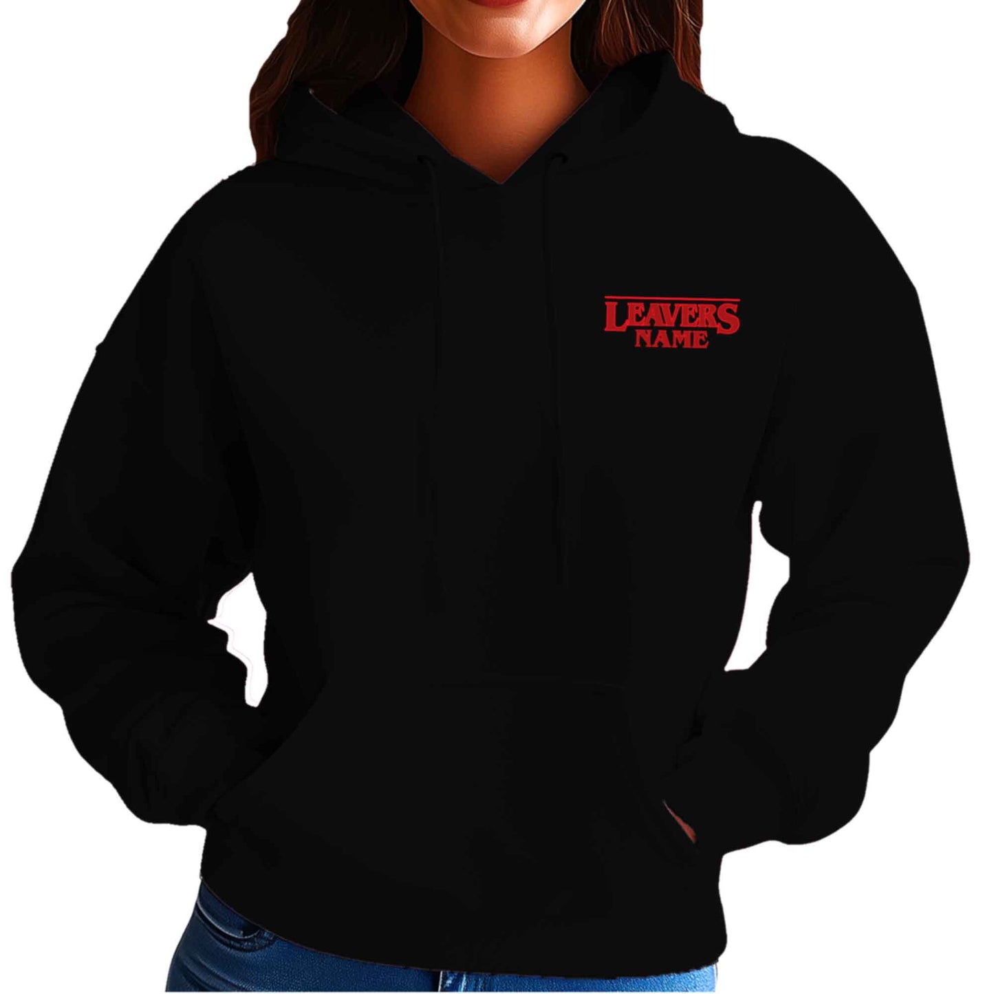 Personalised Neon Stranger LEAVERS Hoodie 2026