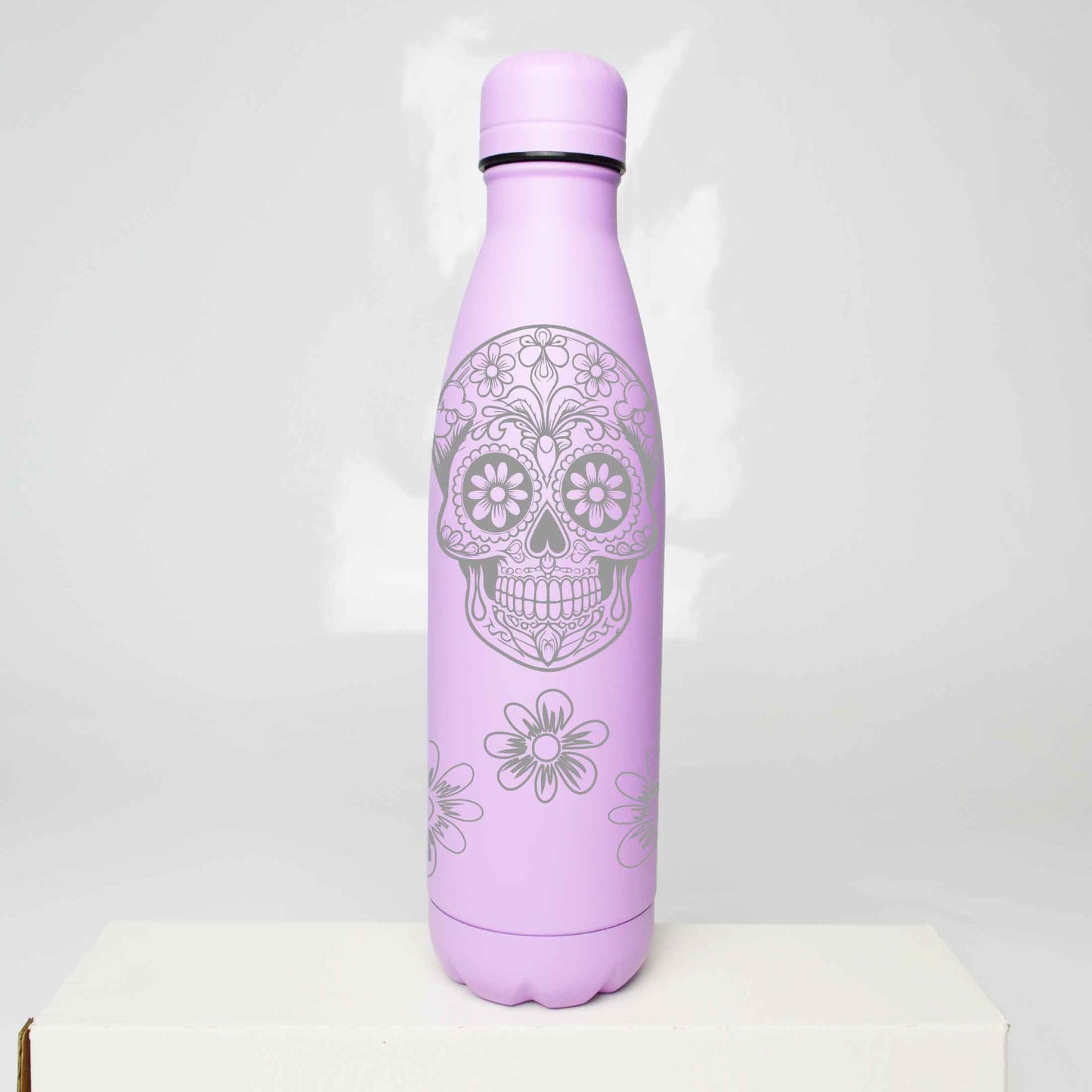 Sugar Skull Stainless Steel Thermos Bottle – 500ml BPA-Free Insulated Flask
