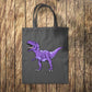 Purple Dinosaur Tote Bag 10L Bag