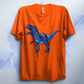 Blue Dinosaur Classic Kid's T Shirt