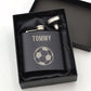 Personalised Football Hip Flask 6oz