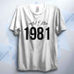 Personalised Limited Edition White Outline T Shirt