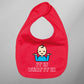 Baby Bib 'It Is What It Is' Emoji - FLUX DESIGNS